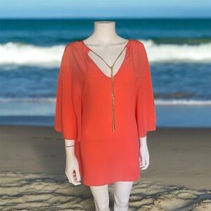 Marciano Vibrant Coral Swim Cover-Up
